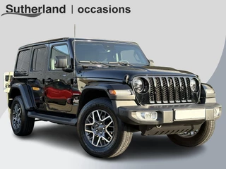 Jeep Wrangler Unlimited 4xe 380pk Sahara PHEV | Leder | Stoel- & Stuurverwarming | Navigatie | Afneembaar Dak |