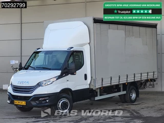 Iveco 60C18 3.0L Automaat Laadklep 180PK Schuifzeilen Zeilen Airco Cruise D'Hollandia Euro6 Schuifzeil Koffer Gesloten laadbak Airco Cruise control