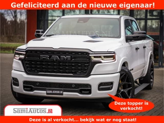 Dodge Ram 1500 LIMITED NIGHT H.O 540PK 706 Nm | XB9 | MASSAGE | BOM VOL | PW7 WHITE | CREW CAB | DUBBELE CABINE | GRIJSKENTEKEN | DE MEEST LUXUEUZE en BEGEERDE Pick-up VOORRAAD NR 2305 - 8549