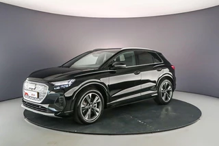 Hoofdafbeelding Audi Q4 e-tron Audi Q4 e-tron 286pk 45 Advanced Edition Audi Q4 e-tron 45 Advanced Edition | Matrix | 20 inch |  Sportstoelen | Sfeerverlichting |