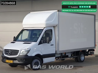 Hoofdafbeelding Mercedes-Benz Sprinter Mercedes Sprinter 514 CDI Laadklep Dubbellucht Bakwagen Airco Cruise Euro6 Meubelbak Koffer 20m3 Airco Cruise control