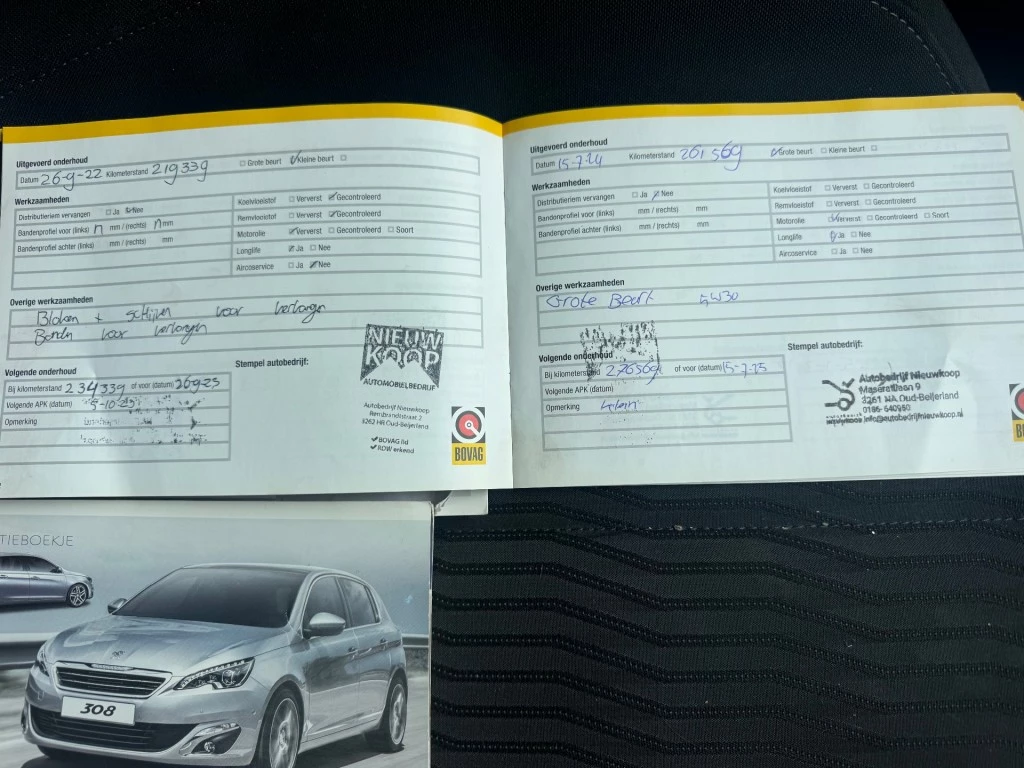 Hoofdafbeelding Peugeot 308