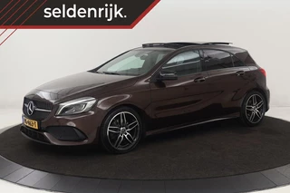 Mercedes-Benz A-klasse 160 AMG Night | Panoramadak | Camera | Full LED |  Navigatie | Trekhaak | Cruise control | Park Assist | Airco | Half leder | Sportstoelen