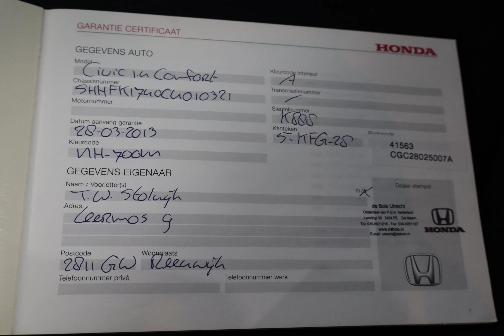 Hoofdafbeelding Honda Civic