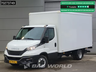 Iveco Daily 35C16 Automaat Laadklep Bakwagen Airco Meubelbak Koffer Gesloten laadbak 19m3 Airco