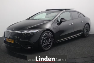 Hoofdafbeelding Mercedes-Benz EQS Mercedes-Benz EQS 450 AMG Line 118 kWh | Hyperscreen | Panoramadak | Nightpakket | Luchtvering | 21'' Velgen