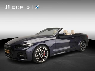 BMW 4 Serie Cabrio 420i | M-Sportpakket | LED | Leder | HUD | Sportstoelen | Active cruise | Trekhaak | Windscherm | DAB | Harman-kardon sound | Alu 19 inch