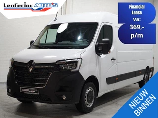 Renault Master 2.3 DCI 135 pk L3H2 Navi, Camera, BPM vrij PDC V+A, 270 Graden Deuren, Smartphone Lader, 3-Zits, Nieuw