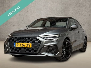 Audi A3 Limousine 30 TFSI S-Line Sport Automaat (2X S-LINE, APPLE CARPLAY, GROOT NAVI, STOELVERWARMING, GETINT GLAS, ADAPTIVE CRUISE, SPORTSTOELEN, LEDER, LANE ASSIST, NIEUWSTAAT)