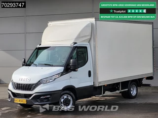 Iveco Daily 35C16 Laadklep Dubbellucht Bakwagen 160PK Airco Cruise Euro6 Meubelbak Koffer 19m3 Airco Cruise control