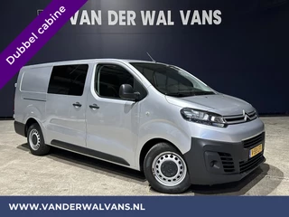 Citroën Jumpy 2.0 BlueHDI **MARGE, GEEN BTW** 123pk L3H1 XL Dubbele cabine Euro6 Airco | 2500kg Trekhaak Navigatie, Cruisecontrol, Apple Carplay, Parkeersensoren, 5-Zits