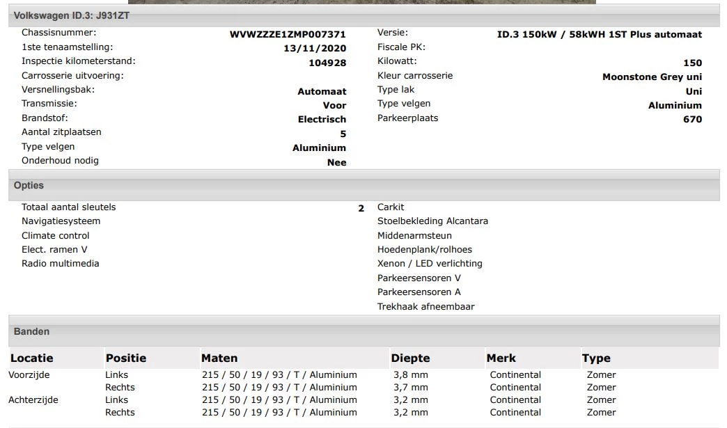 Hoofdafbeelding Volkswagen ID.3