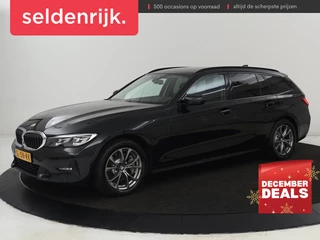 BMW 3-serie Touring 330e | Trekhaak | Half Leder | Stoel & Stuurverwarming | Sfeerverlichting | Carplay | Sportstoelen | Navigatie | Cruise Control | Parkeerhulp | Live Cockpit | PHEV | Plug In