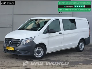 Hoofdafbeelding Mercedes-Benz Vito Mercedes Vito 114 Automaat Dubbel Cabine L2H1 Airco Cruise Parkeersensoren Euro6 DC Doka Mixto L2 Airco Cruise control