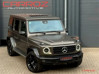 Hoofdafbeelding Mercedes-Benz G-Klasse Mercedes G Klasse 400 D AMG Pano ACC 360 CarPlay Navi Burmester Ambiance Trekhaak