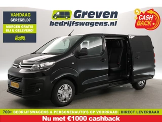 Citroën Jumpy 2.0 BlueHDI L3H1 | DC | 360Camera | 2xSchuifdeur | Airco | Cruise | Carplay | Navigatie | PDC