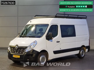 Renault Master 130PK L2H2 Dubbel Cabine Navi Airco Cruise Trekhaak Doka Mixto 7m3 Airco Dubbel cabine Trekhaak Cruise control