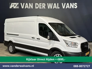 Ford Transit 2.0 TDCI 131pk L3H2 Euro6 *Rijklaar Direct Rijden* Airco | Camera | Navigatie | Android Auto | Cruisecontrol | Parkeersensoren Stoelverwarming, Verwarmde voorruit, Bijrijdersbank