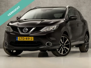 Nissan QASHQAI 1.2 Deluxe (PANORAMADAK, NAVIGATIE, LEDER, 360 CAMERA, STOELVERWARMING, SPORTSTOELEN, GETINT GLAS, KEYLESS, CRUISE, NIEUWE APK, NIEUWSTAAT)
