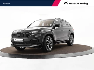 Skoda Kodiaq 1.5 TSI 150pk DSG Sportline Business · Camera · Apple/Android Car Play · Navigatie · Elek. Achterklep · Elek. Voorstoel · 20'' Inch · Garantie t/m 21-03-2028 of 100.000km