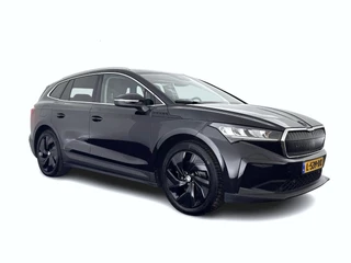 Škoda Enyaq iV 60 [ 3-Fase ] {SOH-87%} (INCL-BTW) *LEATHER-FABRIC | FULL-LED | ADAPTIVE-CRUISE | BLINDSPOT | DIGI-COCKPIT | CAMERA | KEYLESS | NAVI-FULLMAP | AMBIENT-LIGHT | ECC | HEATED-COMFORTSEATS | DAB+ | PDC | 20''ALU*