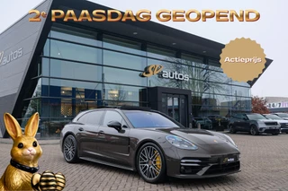 Porsche Panamera Sport Turismo 4.0 V8 Turbo S 700pk E-Hybrid Panoramadak Keramisch Luchtvering 4-wielsturing NLauto 1e eigenaar!