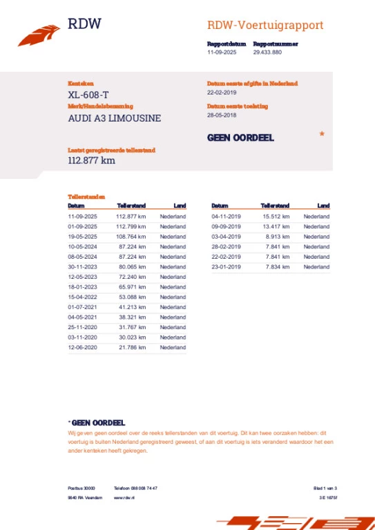 Hoofdafbeelding Audi A3