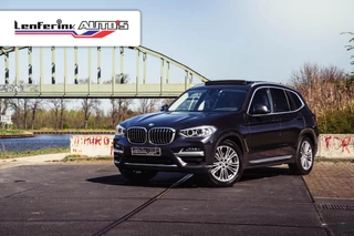 BMW X3 xDrive30i Luxury Line Aut. Panodak, Headup, Leder Zwart, 360 Graden Camera, Navi, Adapt. Cruise