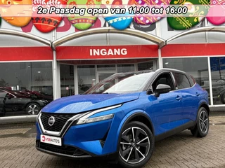 Nissan QASHQAI 1.3 MHEV XTRONIC 158PK TEKNA HALF-LEER NAVI PANO-DAK CAMERA HEAD-UP CARPLAY