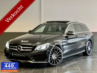 Hoofdafbeelding Mercedes-Benz C-Klasse Mercedes C-klasse Estate 180 AMG | Pano | Dodehoek | Elektrische Kofferklep |