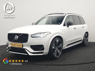 Volvo XC90 T8 Recharge AWD Ultimate Dark 7 Persoons LONG RANGE PHEV 455pk Dealer O.H. | Trekhaak Af Fabriek | Panodak | Luchtvering | Adaptive Cruise | 360 Camera | Harman / Kardon | Lederen Sportstoelen Memory & Verwarmd | Google Assistent | Keyless | 22"L.M |  Plug In Hybrid