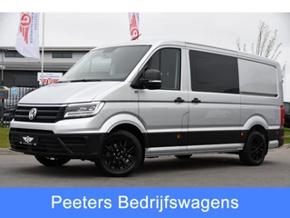 Hoofdafbeelding Volkswagen Crafter Volkswagen Crafter 35 2.0 TDI L3H2 DC Highline PB Edition Camera, Caplay, LED, 177pk, 2 x Schuifdeur, Clima, Multimedia, Voorruit verwarming, Automaat, Uniek!