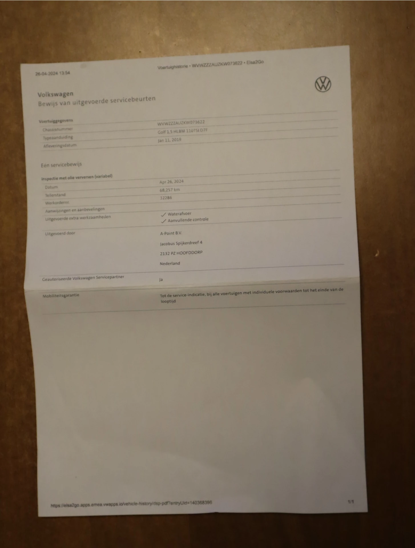 Hoofdafbeelding Volkswagen Golf