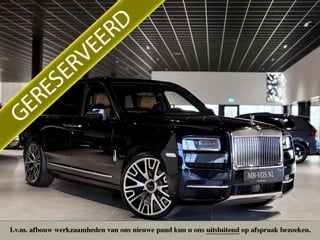 Hoofdafbeelding Rolls-Royce Cullinan Rolls-Royce Cullinan 6.75 V12 Driving Assistant|Entertainment|Klaptafels|Panorama|Sterrenhemel|Mansory|5-persoons|New Service