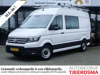 Volkswagen Crafter 35 2.0 TDI L3H3 DC Comfortline | Trekhaak | Dubbele Cabine | Airco | Cruise Control | Bijrijdersbank | Imperial | Ladder Trap | Backbar | Radio/CD |