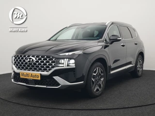 Hoofdafbeelding Hyundai Santa Fe Hyundai Santa Fe 1.6 T-GDI Premium Plug In Hybrid 266pk Dealer O.H PHEV | Adaptive Cruise | Head Up | 360 Camera | Lederen Sportstoelen Memory & Ventilatie | Apple Carplay | Verwarmde Stoelen & Stuur | Sfeerverlichting | Keyless | Navigatie | Blis | DAB |