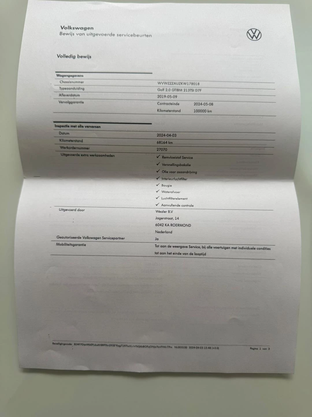 Hoofdafbeelding Volkswagen Golf