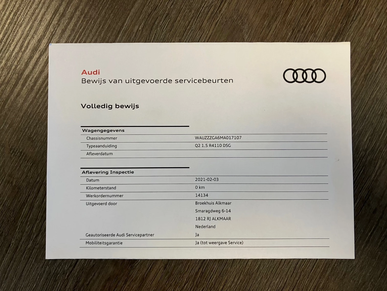 Hoofdafbeelding Audi Q2