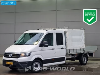 Hoofdafbeelding Volkswagen Crafter Volkswagen Crafter 177pk Open laadbak Dubbel Cabine Kraan Camera Trekhaak Laadkraan Pritsche 2m3 Airco Dubbel cabine Trekhaak Cruise control