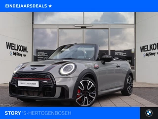 MINI Cooper Cabrio John Works Automaat / JCW Sportstoel / Achteruitrijcamera / Comfort Access / LED / Head-Up / Harman-Kardon / Stoelverwarming