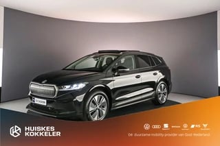 Hoofdafbeelding Škoda Enyaq iV Škoda Enyaq iV 50 180pk Automaat Panoramadak, Adaptive cruise control, Navigatie, Stoelverwarming, Airco, DAB, Parkeersensor achter, LED verlichting, App connect