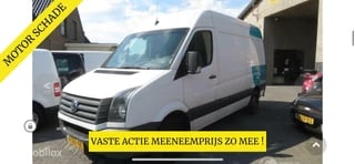 Volkswagen Crafter 35 2.0 TDI L2H2 BJ. 2017 !!! MOTOR DEFECT !!! ENGINE BROKEN