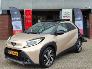 Toyota Aygo X PREMIUM CABRIO KEYLESS STOELVERW CAMERA NAVI CLIMA AD-CRUISE 17'' LM-VELGEN APPLE/ANDROID PARK-SENSOREN