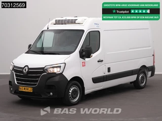 Renault Master 150PK Koelwagen L2H2 Thermo King V-200 MAX 230v Stekker LED Navi Airco Cruise Camera Parkeersensoren Euro6 Koel Koeler Kühl Kühler Kühlwagen Kühlkasten Airco Cruise control