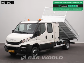 Hoofdafbeelding Iveco Daily Iveco Daily 35C16 Open Laadbak Dubbellucht 160PK 3,5t Trekhaak Navi Cruise Euro6 Tipper Benne Kieper Trekhaak Cruise control