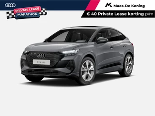 Audi Q4 Sportback e-tron 40 S Edition 204 PK · Trekhaak elek. wegklapbaar · Stuurverwarming · Glazen panoramadak