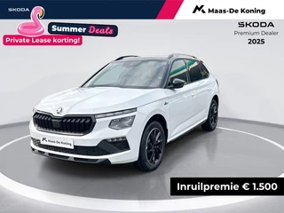 Hoofdafbeelding Škoda Kamiq Škoda Kamiq Monte Carlo 1.0 TSI 85 kW / 115 PK SUV 6 versn. Ha SUV | Metallic Lak | 17'' Lichtmetalen Velgen | 1500,- inruilvoordeel!!