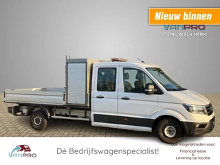 Volkswagen Crafter 2.0 TDI 102PK PICK-UP Dubbel Cabine L4 Open laadbak / Opbergkist / Cruise / Trekhaak