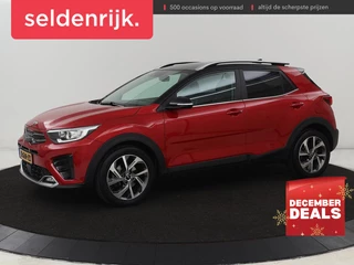 Kia Stonic 1.0 T-GDi MHEV GT-Line | 38.500km NAP |  Stoelverwarming | Camera | Carplay | Adaptive cruise | Half leder | Stuurverwarming | Navigatie | Full LED | Keyless | Parkeerhulp | Climate control