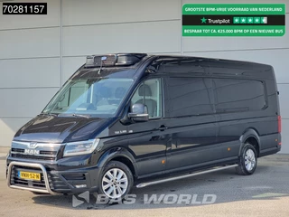 MAN TGE 3.180 Koelwagen Bi-Temp Vriezer Automaat Carrier Pulsor 400mt 230V stekker Trekhaak ACC LED Navi Airco Camera Parkeersensoren Koel Koeler Vries Vriezer Kühlwagen Frigo 13m3 Airco Trekhaak